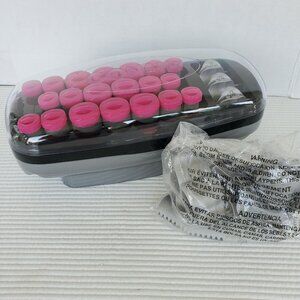 Conair Hair Rollers Pageant Hot Curlers Model CHV26HRNC Pink Missing 3 Rollers